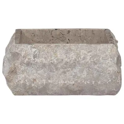 Umivalnik - Kopalna umivalnik - Lavabo siv 30x30x13 cm marmor