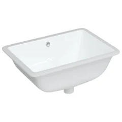 Kopalniški Umivalnik - Kopalna umivalnik - Lavabo bel 55,5x37,5x19 cm pravokoten keramičen