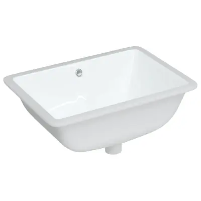 Kopalniški Umivalnik - Kopalna umivalnik - Lavabo bel 55,5x37,5x19 cm pravokoten keramičen