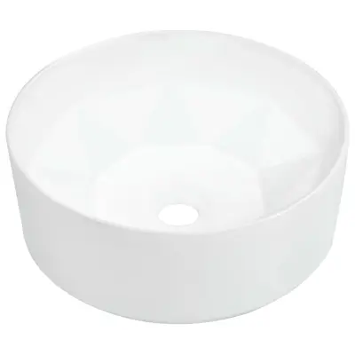 Umivalnik - Kopalna umivalnik - Lavabo iz keramike 36x14 cm bel