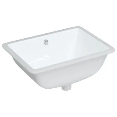 Kopalniški Umivalnik - Kopalna umivalnik - Lavabo bel 52x38,5x19,5 cm pravokoten keramičen