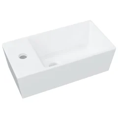Umivalnik - Kopalna umivalnik - Lavabo bel 48x25x15 cm keramični