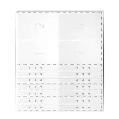 Proračunska mapa A5 s 25 prozornimi ovojnicami za gotovino