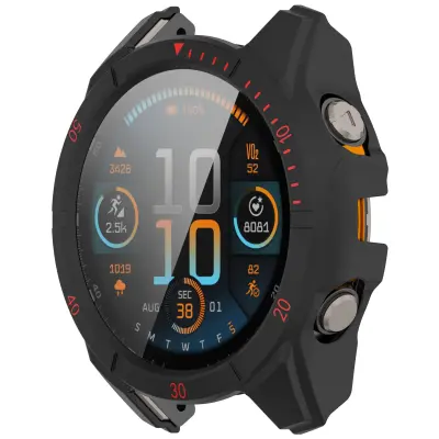 Zaščitna torbica za uro Garmin Fenix 8 Black+Red 47MM