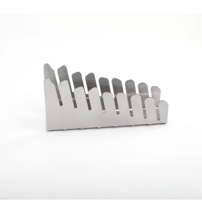 Elegantno držalo za podstavke iz nerjavečega jekla za moderne domove   Model 1