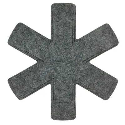 Komplet 6 podstavkov za kuhinjo - Večstopenjski toplotno odporni podstavki za vroče krožnike, lonce in ponve Gray