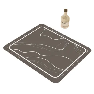 Odporna podloga za kavni aparat - nedrseča in enostavna za čiščenje   D