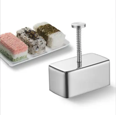 Oblika za suši iz nerjavečega jekla v obliki srca in trikotnika   Model 3