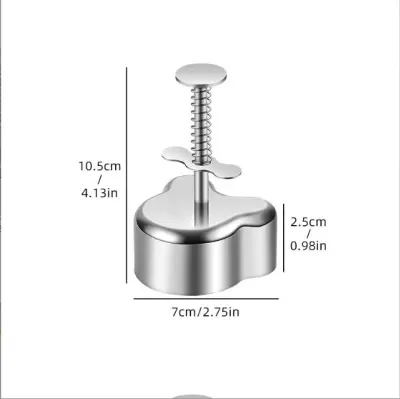 Oblika za suši iz nerjavečega jekla v obliki srca in trikotnika   Model 4