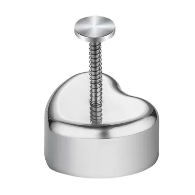 Oblika za suši iz nerjavečega jekla v obliki srca in trikotnika   Model 2