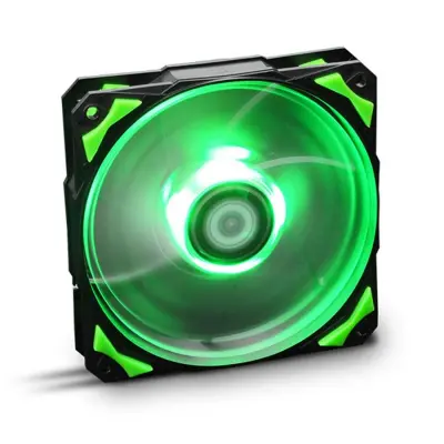 Nox Hummer H-Fan LED 120 mm Black LED Green Box ventilator