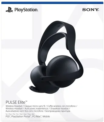 PLAYSTATION 5 Pulse Elite črne naglavne slušalke