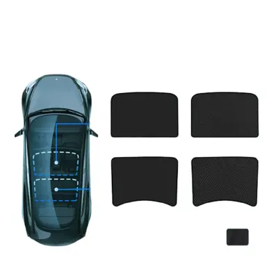 Sončna zavesa Ice Crystal za Teslo Model 3 (2019-2023) in Model Y Black  Model 3