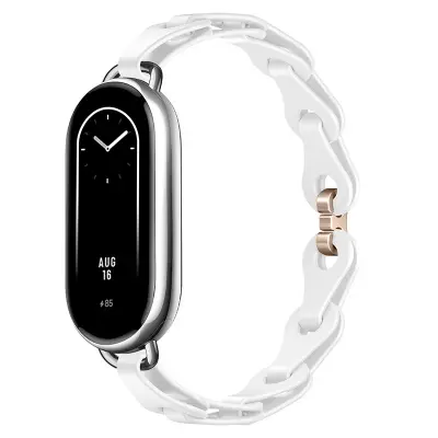 Silikonski paš za uro Xiaomi Band 8/9 White