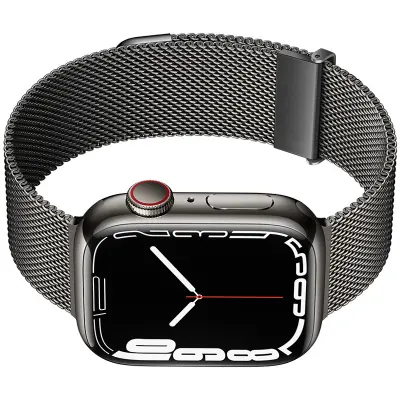 Grafitni trak Milanese Loop za Apple Watch Grey S