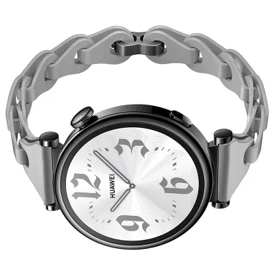 Silikonski pašček za uro Huawei GT5/4 - 18 mm Grey