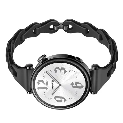 Silikonski pašček za uro Huawei GT5/4 - 18 mm Black
