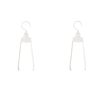 5-delni komplet prenosnih potovalnih obešalnikov za oblake White