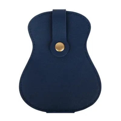 Torbica za trzalice za kitaro - etui za trzalice iz PU usnja z veliko prostornino Blue