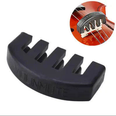 Glušnik za tiho vadbo violine - Gumijasti vadbeni glušnik za 4/4, 3/4, 1/2 violine