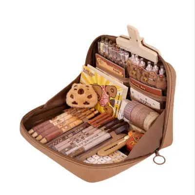 Večfunkcijska 12-plastna peresnica coffee