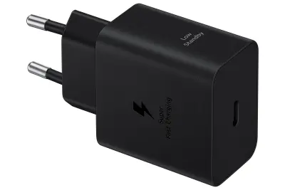 SAMSUNG TYPE-C HITRI 45W črn adapter