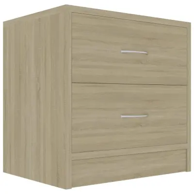 Nočna omarica - Nočna miza sonoma hrast 40x30x40 cm iverna plošča