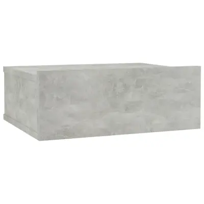 Stenska Nočna omarica - Nočna miza betonsko siva 40x30x15 cm inženirski les