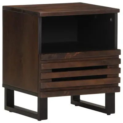 Dvo delni komplet Nočne omarice - Nočne mize 40x34x46 cm trdna borovina