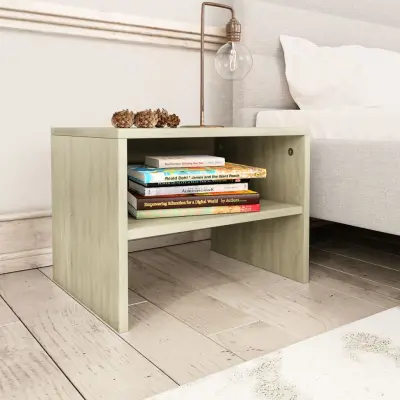 Dvo delni komplet Nočne omarice - Nočne mize sonoma hrast 40x30x30 cm iverna plošča