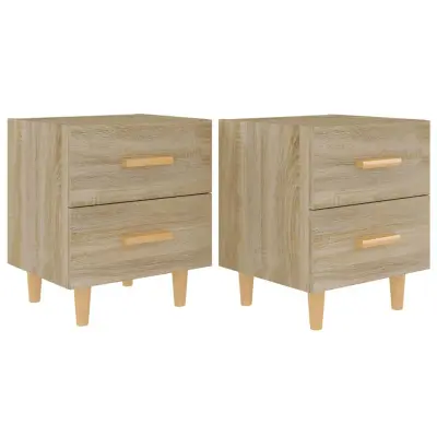 Dvo delni komplet Nočne omarice - Nočne mize sonoma hrast 40x35x47,5 cm