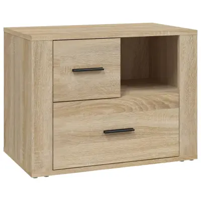 Nočna omarica - Nočna miza sonoma hrast 60x36x45 cm inženirski les
