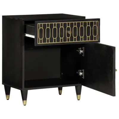 Nočna omarica - Nočna miza 50x33x60 cm trden mangov les