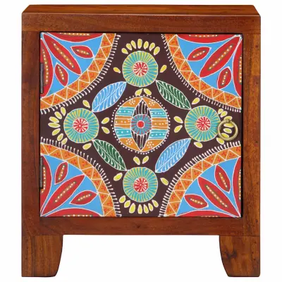 Nočna omarica - Nočna miza 40x30x45 cm Masivni les Akacija