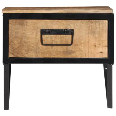 Nočna omarica - Nočna miza 40x35x40 cm trden mangov les