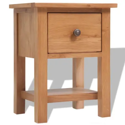 Dvo delni komplet Nočne omarice - Nočne mize 36x30x47 cm trdna hrastovina