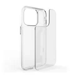 Prozoren ovitek za iPhone - Odporen na udarce, prozoren TPU & PC snemljiv ovitek   iPhone 13 Pro