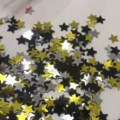 Komplet konfetov z bleščicami - 15 paketov MultiColor