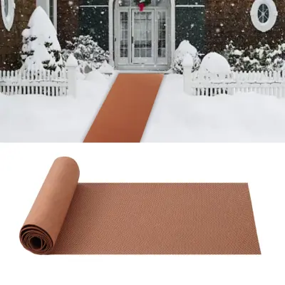 Nedrseča silikonska gumijasta preproga za zunanje poti  S