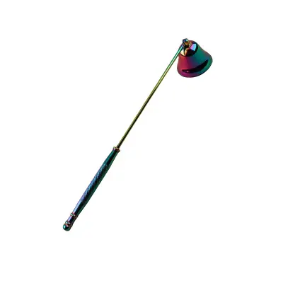 Dušilec za sveče mavričnih barv, darilni set z dodatki za sveče iz nerjavečega jekla MultiColor