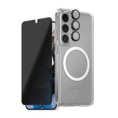 PANZERGLASS Samsung Galaxy S25 Bundle 3v1 Privacy komplet za zaščito