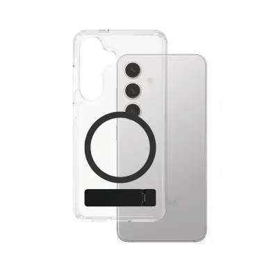PANZERGLASS Samsung Galaxy S25 Care Kickstand prozoren ovitek s stojalom