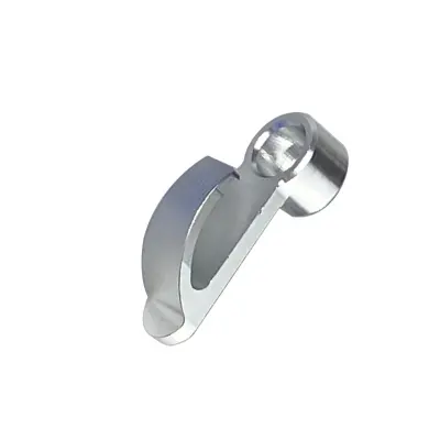 Kavelj za čelado iz aluminijeve zlitine za motorna kolesa in skuterje Silver
