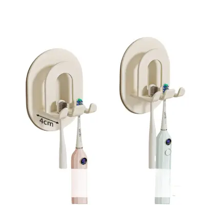 Držalo za 2 električni zobni ščetki, stojalo iz aluminijeve zlitine