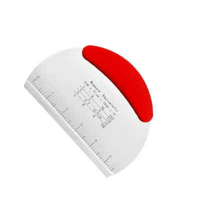 Strgalo za testo iz nerjavečega jekla z merami Red