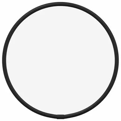 Stensko Ogledalo - Zrcalo - Kozmetično ogledalo črno Ø 20 cm okroglo