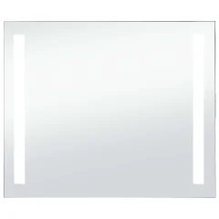 Kopalniško LED stensko Ogledalo - Zrcalo - Kozmetično ogledalo 80x60 cm