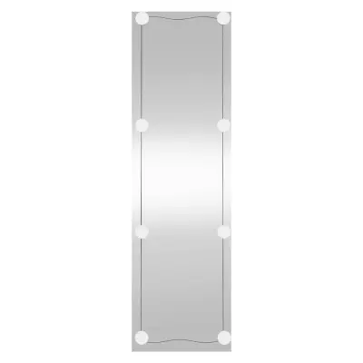 Stensko Ogledalo - Zrcalo - Kozmetično ogledalo z LED lučmi 30x100 cm stekleni pravokotnik