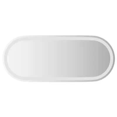 LED kopalniško Ogledalo - Zrcalo - Kozmetično ogledalo 90x40 cm ovalno