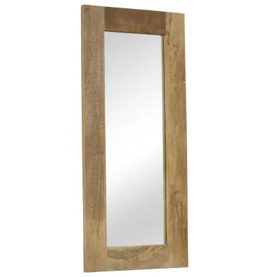 Ogledalo - Zrcalo - Kozmetično ogledalo iz trdnega mangovega lesa 50x110 cm